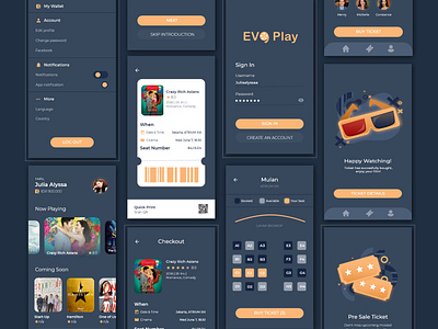 UI DESIGN : MOVIE MOBILE APP