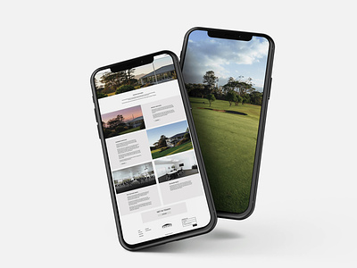 Pupuke Golf Club Mobile Website design skyrocket skyrocket design studio skyrocket new zealand skyrocketnz ui website website design website design company