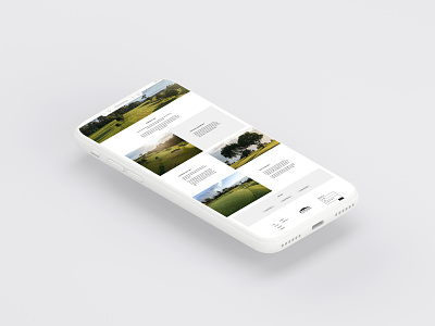 Pupuke Golf Club Website on Mobile design skyrocket skyrocket design studio skyrocket new zealand ui website website design website design company