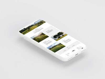 Pupuke Golf Club Website on Mobile