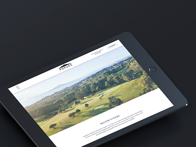 Pupuke Golf Club design skyrocket new zealand ui website website design website design company
