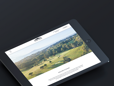 Pupuke Golf Club design skyrocket new zealand ui website website design website design company