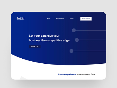 Freight Data Software Website branding design skyrocket skyrocket new zealand website website design website design company