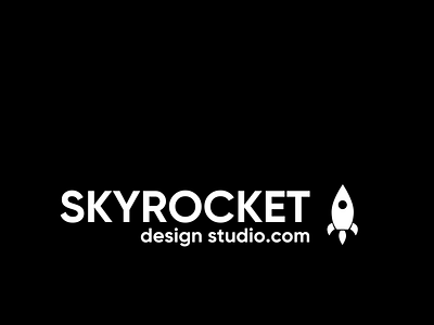 Skyrocket Design Studio Logo logo logo design logo designer skyrocket design studio