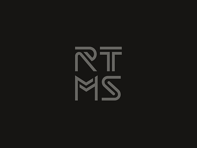 RTMS Logo brand branding design graphic design logo logotype type typography