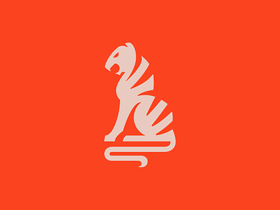 Tiger Logo brand branding illustration logo logotype orange tiger
