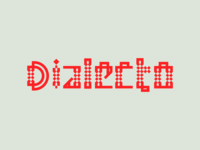 Dialecto Logo brand branding dialecto lettering logo logotype type typography