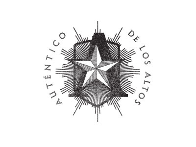 Los Altos Logo (wip2) brand heraldry logo logotype los altos mexico star type typograhy
