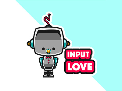 macot logo adobe business character characterdesign cute illustration love mascotlogo robot vector