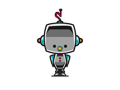 MASCOT LOGO character characterdesign cute design illustration mascot robot vector