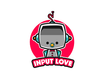 input love branding business character characterdesign cute design illustration robot vector