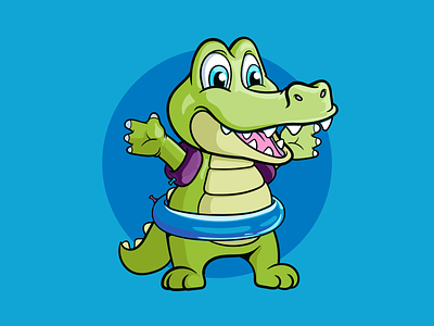 alligator amateur 2dillustration cartoon character characterdesign illustration mascot mascotlogo vector