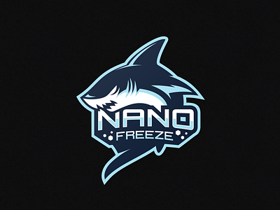 Nano Freeze branding design esport esportlogo flat gaming graphicdesign icon illustration logo logoteam shark