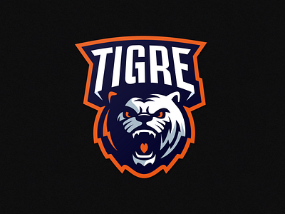 Tigre Sport Logo branding design esport esportlogo gaming icon logoteam simple tiger tiger logo