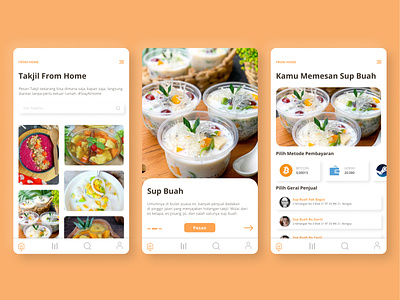 UI Design For Food Online Order app design ui ux web