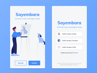 Sayembara Sign Up UI Design