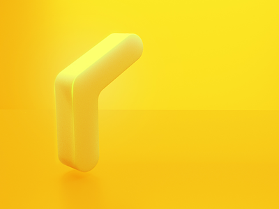 Icon Treynet 3d branding icon logo render treynet yellow