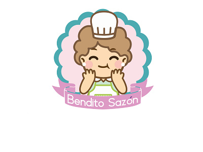 Bendito Sazón Logo ai branding design designer illustrator logo