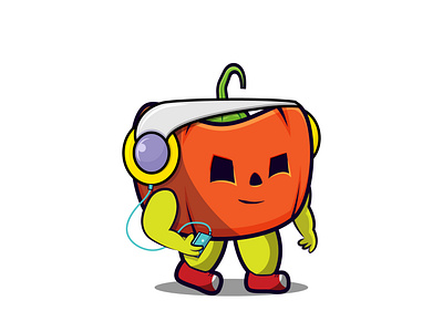 Pumpkin Series - 8 character design characterdesign characters design graphics design illustration illustrator