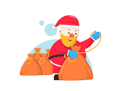 Santa Claus Series - 04 branding character design characterdesign characters design graphics design illustration illustrator ui