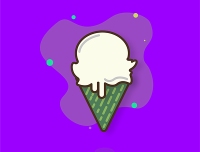icecream ice cream ice cream cone illustration illustrator vector