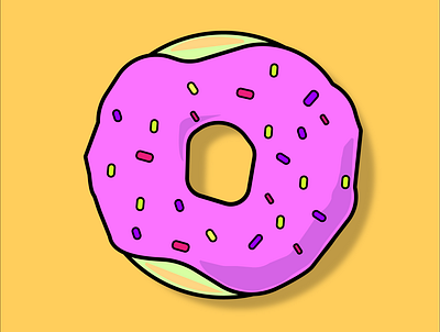 Doughnut doughnut illustration vector