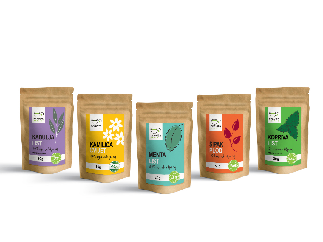 Loose organic herbal tea BRANDING & PACKAGING by Darija Lalic on Dribbble