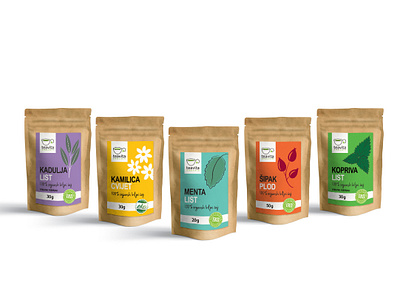 Loose organic herbal tea BRANDING & PACKAGING