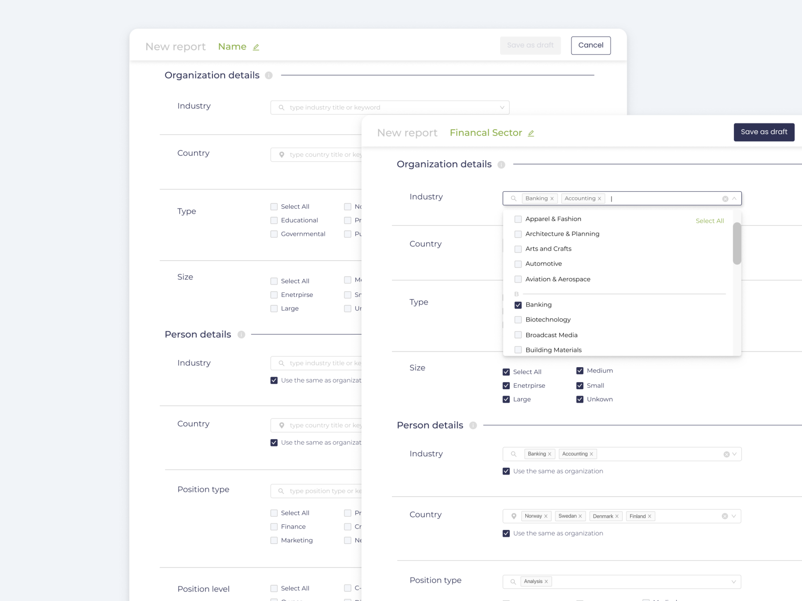 UX/UI Project - Dashboard Tool for Sales Managers by Imantė on Dribbble