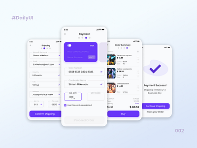 DailyUI:002 Credit Card Checkout
