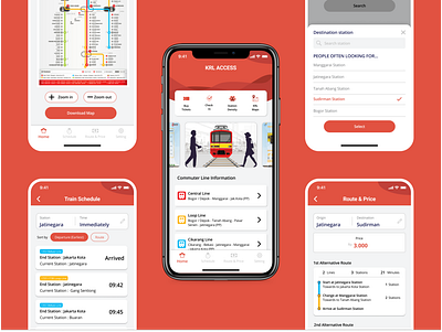 Train Mobile Application mobile app design route train user experience ux ux design