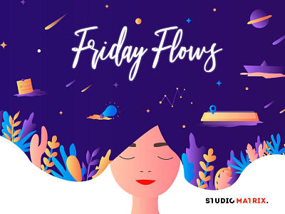 Friday Flows art flows friday ideas illustration illustrator rvmatrix studiomatrix