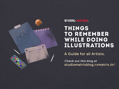 Things to Remember art artist blog design desk illustration illustrator rvmatrix studiomatrix vector