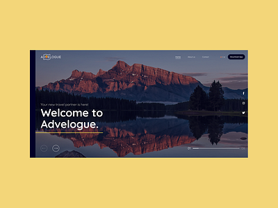 Advelogue Website Interface