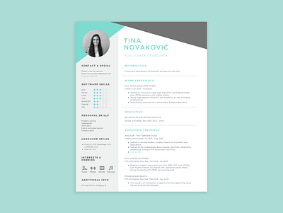 CV Design cv cv design cv template graphic design job application resume resume design resume template