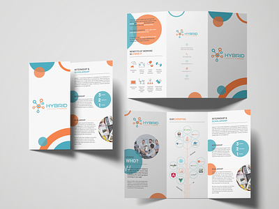 Brochure design brochure brochure design graphic design it company promotional design trifold brochure