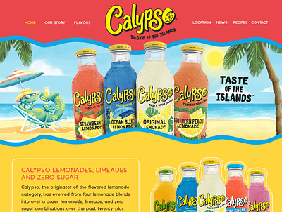 Calypso Landing Page Redesign graphic design landing page landing page redesign redesign website