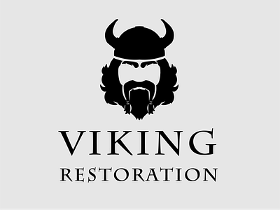 Viking Restoration Logo by Elena Hansen on Dribbble