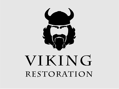 Viking Restoration Logo branding design graphic design logo