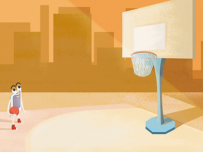 Kindle(Basketball Dream） animation design illustration