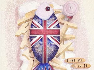 Fish and Chip illustration