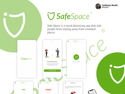 SafeSpace covid covid 19 design design app mobileui product design socialdistancing ui