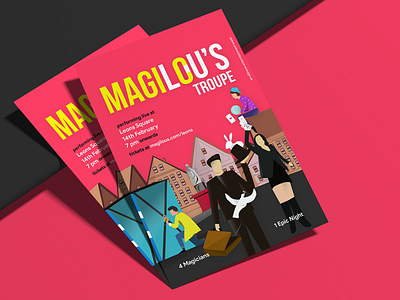 Magilous Troupe art artist challenge graphic design illustration illustrator minimal poster vector visual art