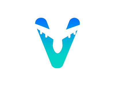 Plane V Logo Design