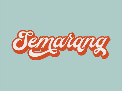 Semarang brand identity branding custom design custom lettering custom logo design customlogo customtype lettering lettering logo logo design logodesign logotype script lettering