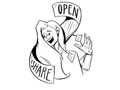 Share What You Like digitalart digitalillustration illustration lineart simple sketch