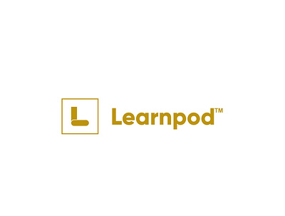 Learnpod logo design branding graphic design logo typography web