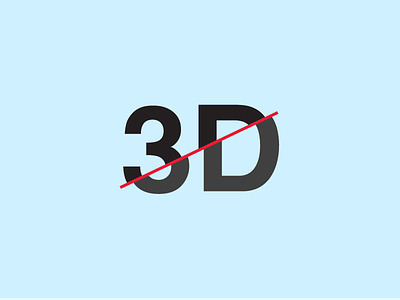3D 3d logo