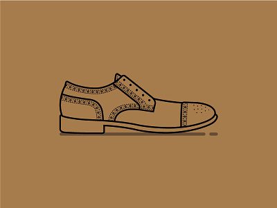 Brogue brogues footwear illustration shoe