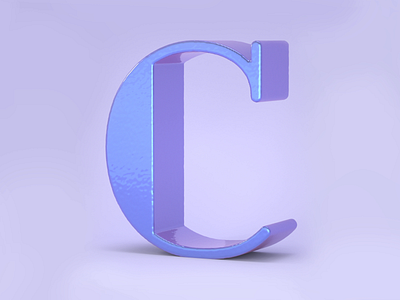 C 3d abstract ae alluminium c4d motion octanerender paint purple sidefx simulation type typogaphy